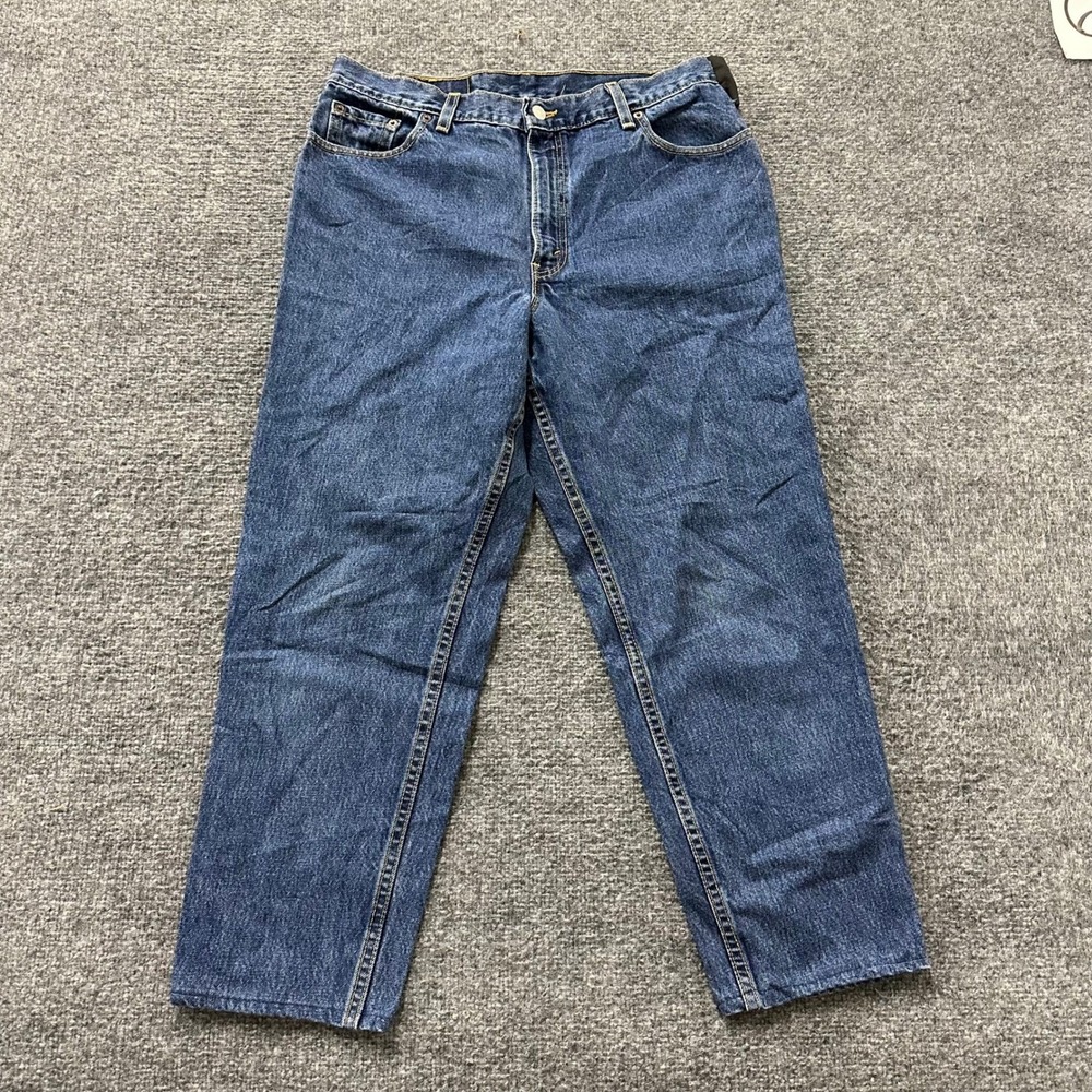 Levi's Jeans Mens Size 34 Blue 550 Relaxed Fit Tapered Leg USA Denim Vintage